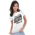 thumbnail image 3 of Dont Even Think About It Attitude Womens Slim Fit Graphic Tee Brisco Brands M, 3 of 5