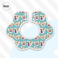 thumbnail image 4 of Hirioo Cute Corgi Head for Baby Cotton Petal Bib Drool Bibs for Baby Boy Unisex, 4 of 9