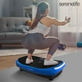 SereneLife SLVBX4 Standing Vibration Fitness Machine Vibrating Platform Exercise & Workout
