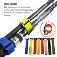 thumbnail image 5 of Pack of 25 Fishing Rod Belts Holder Nylon Plastic Adjustable Pole Stretchy Band Portable Freshwater Saltwater Strap Color Random, 5 of 9