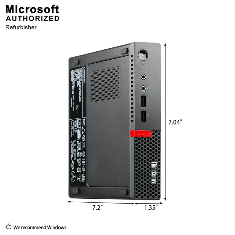 Lenovo ThinkCentre M710q Tiny PC, Intel Quad Core I5-7500T 2.7Ghz