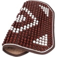 thumbnail image 3 of Miangastore Wooden Bead Seat Cover for Car Use Multi Color Handmade Eco Friendly Universal Design 12.5x52.5 Inches, 3 of 9