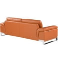 thumbnail image 3 of 32 - inch High Leather Sofa with Foam Cushion / Comfortable Height for Relaxing, 3 of 5
