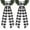 E, variant on 2-Pack Wreath Sash with Red Plaid Bow, Polyester Fabric Door Decor for Christmas and Fall Holidays, Indoor Outdoor Farmhouse Decorations