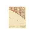 thumbnail image 2 of Topographical Map - Topanga Canyon California Quad - USGS 1928 - Vintage Wall Art, 2 of 4