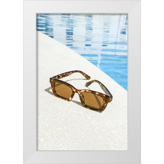 Artographie Studio 13x18 White Modern Wood Framed Museum Art Print Titled - Pool 002