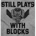 thumbnail image 2 of Still Plays With Blocks Mechanic Zip Up Hoodie Men's Women's Brisco Brands L, 2 of 6