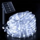 thumbnail image 1 of Manguera de Luz Led para Exterior, Luces Solares 10M 100 LED 8 Modos para Exterior Funciona con Energía Solar, Tubo de Luz de PVC Impermeable IP65 para Navidad, Fiesta (Blanco Fr, 1 of 5