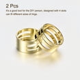 thumbnail image 3 of Uxcell 2Pcs Jump Ring Opening Tool Brass Circle Open and Close Tools for DIY Making Supplies Repair Gold, 3 of 5