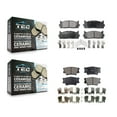 thumbnail image 1 of TEC Front Rear Ceramic Brake Pads Kit for Car Toyota Camry Lexus ES350 Avalon ES300h KTC-100121, 1 of 10