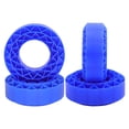 thumbnail image 3 of serony 4 Pieces Silicone Tire Inserts Upgrade for Hobby RC 1/10 Car Scale Blue Car Model Blue 106x42mm, 3 of 6