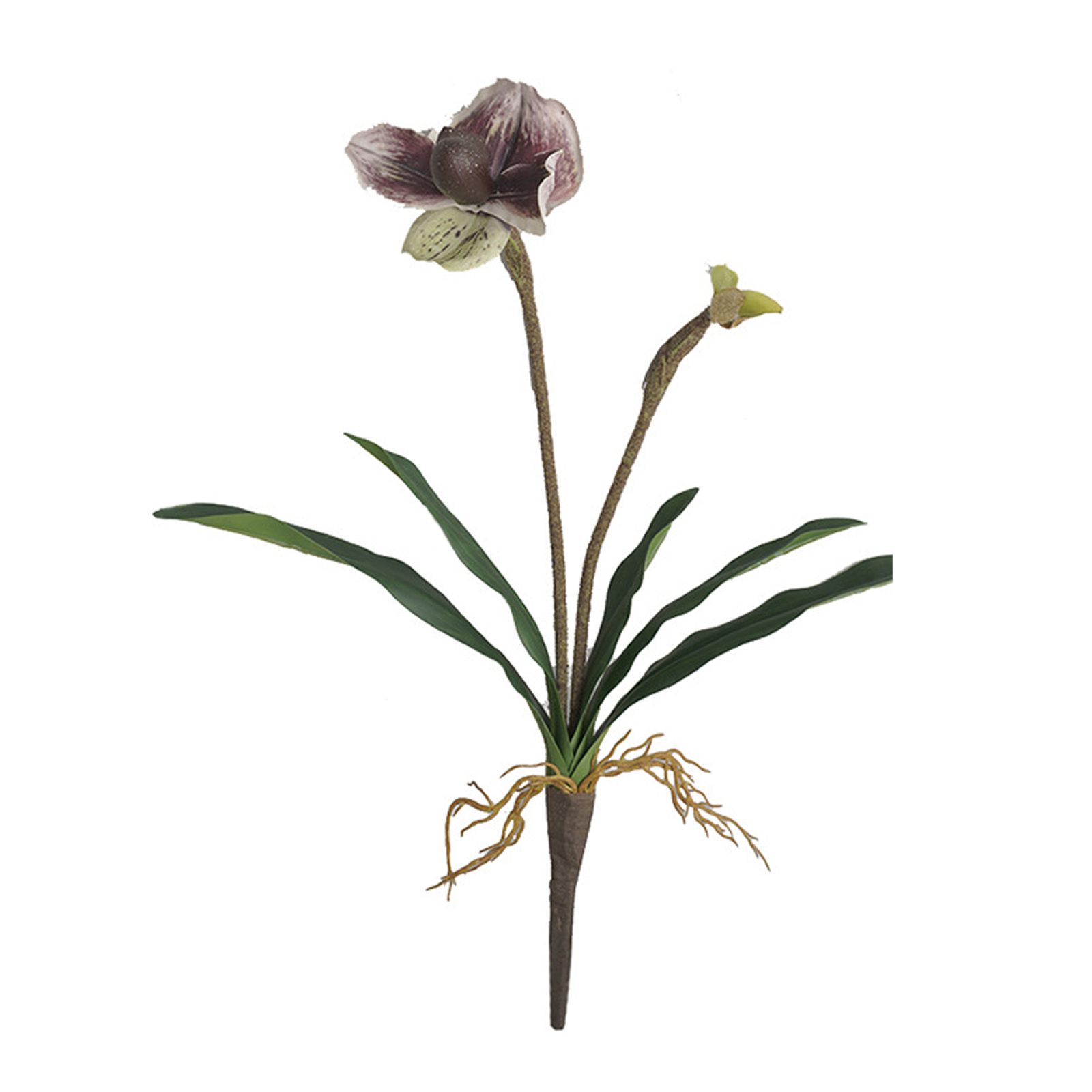 Artificial Orchid Flowers Plants Pink Silk Cloth Plastic High Quality