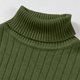 thumbnail image 4 of pstuiky camisa de manga larga para hombre, Suéter informal de cuello alto y elasticidad para hombre, capa base de punto, manga larga Tops de talla grande para hombre m, 4 of 5