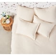 thumbnail image 2 of Monroe Natural Off White Cream 100% Cotton King Quilt, 2 of 5