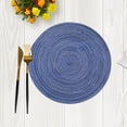 thumbnail image 7 of Sunjoy Tech 2 Pcs Anti-Slip Round Table Mat Set Woven Placemats Dining Table Non-Slip Coasters for Kitchen Heat Resistant Bowl Pads Drink Mats, 7 of 7