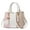 White, variant on Elegant Ladies Handbags Fashion Shoulder Bags Purses and Handbags for Wome Embroidery Top Handle Satchel Fashion Ladies Shoulder Bag Tote Purse Messenger