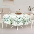 thumbnail image 6 of Leaf Floral Sage Green Oval Tablecloth 60x84 Inch,Leaf Printed Tablecloth,Sage Farmhouse Watercolor Waterproof Tablecloth,Suitable for Indoor and Outdoor, Holiday Kitchen Restaurant and Party, 6 of 6