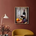 thumbnail image 2 of COMIO Rustic Kitchen Wall Art Wine Decor Board Background Contemporary Dinning Room Picture Wine Pictures Wall Decor Rustic Farmhouse Wall Decorations Vintage Pictures Paintings, 2 of 4