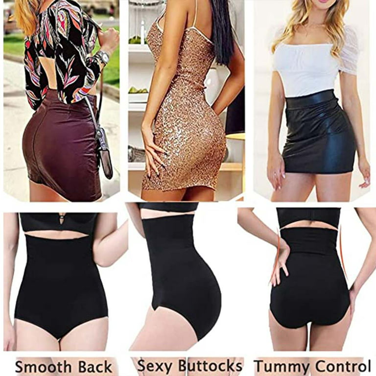 Thong Shapewear High Waisted Tummy Control Panty for Women Body Shaper Butt  Lifter Underwear 