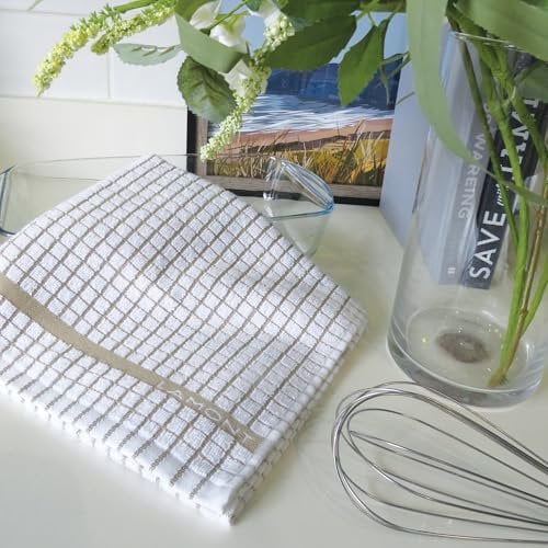 Samuel Lamont Poli-Dri 3-Piece Famous Kitchen Tea Towel Set 100% Cotton Ultra Absorbent