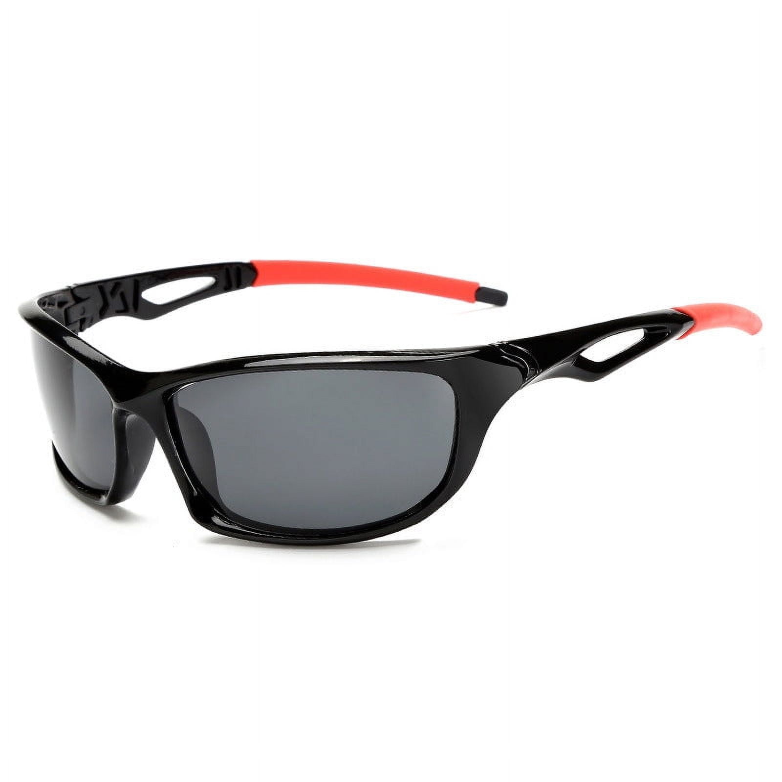 Mens Polarized Sports Sunglasses with TAC Lenses Outdoor Riding Glasses Enhanced Clarity and Eye Protection for Driving