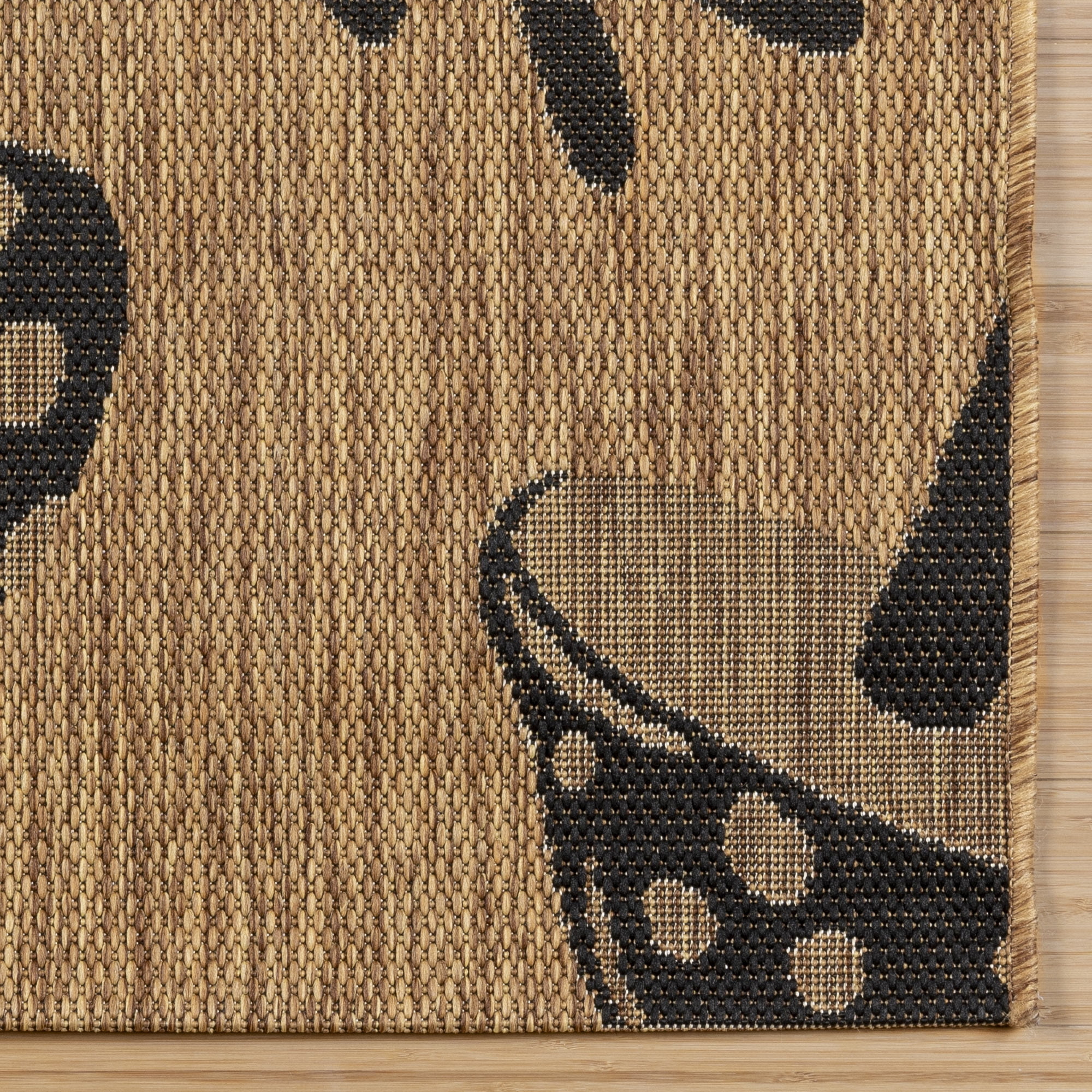 Gertmenian Paseo Rika Modern Floral Chestnut/ Black Area Rug, 8x10