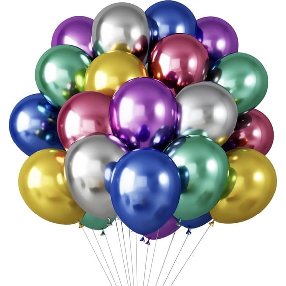 60pcs Colorful Latex Party Balloons – 18 Theme Sets with 12-Inch Balloons for Birthday, Wedding, Graduation, Bridal Shower, Halloween, Baby Shower & Festival Décor – Air or Helium Inflatable