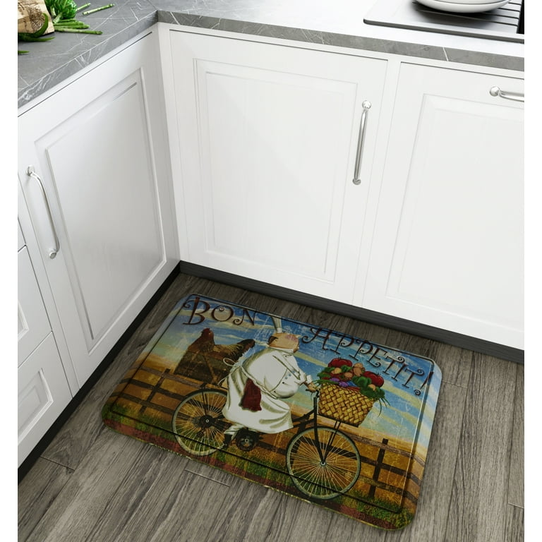 Cloud Comfort Bon Appetit 24 in. x 36 in. Anti-Fatigue Kitchen Mat