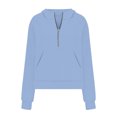 thumbnail image 4 of WEAIXIMIUNG Chandails pour Femmes Graphiques Chemise-Robe à Boutons pour Femme Manches Longues Poches Taille Couleur Unie Longueur Midi, 4 of 5