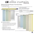 thumbnail image 6 of Ellis Curtain 100% Polyester Brissac Colrful Jacobean Pattern Grommet Curtain Panel Lined 50" x 84" Blue, 6 of 6