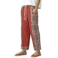 thumbnail image 3 of Yuyamidu Red Aztec Western Womens Pants Size M Flowy Loose Fit Slacks Pants Petite Breathable Business Casual Trousers Western Tribal Outfits, 3 of 7