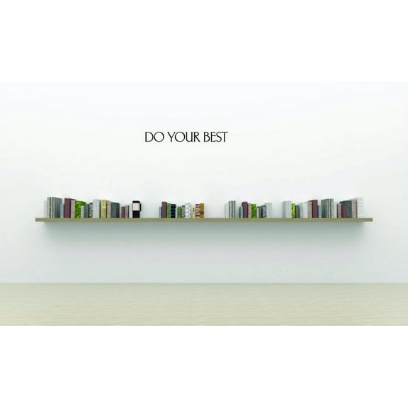 Unique Home Wall Stickers Do Your school School Decal Décor for Bedroom Living Room Nursery - Size: 8 In x 32 In