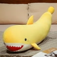 thumbnail image 4 of Wizlet Banana Shark Plush 21" Large Shark Stuffed Animal Soft Banana Plush Toys, Birthday Christmas Valentine's Day Gifts for Kids Girlfriend (Yellow), 4 of 7