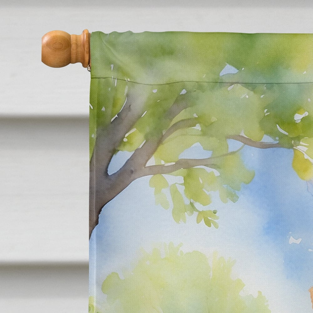 Airedale Terrier Spring Garden House Flag 28 in x 40 in