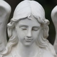 thumbnail image 4 of Northlight 27" Standing Praying Angel Religious Outdoor Patio Garden Statue - Ivory, 4 of 6
