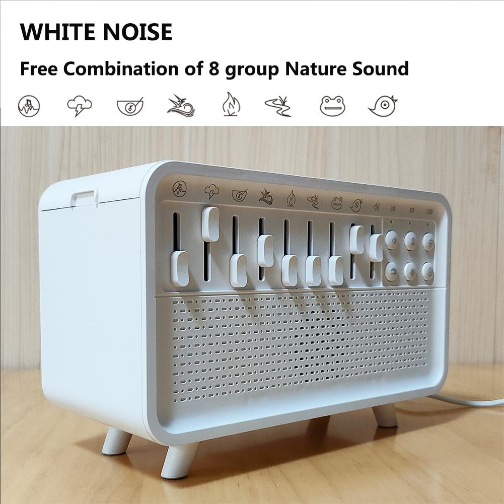 4in1 Flame Diffuser Humidifier Ultrasonic Aromatherapy 8 White Noise Combination Bluetooth Music Player Diffuser Fragrance