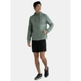 thumbnail image 2 of Athletic Works Men's and Big Men's ButterCore Zip Front Hoodie, Sizes S-3XL, 2 of 5