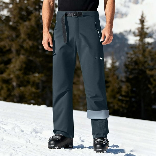 Ceisia Men Solid Color Button Up Golf Pants Lightweight Outdoor Casual Gift Sports Trousers