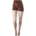 thumbnail image 3 of Hanes Womens Perfect Nudes Run Resistant Tummy Control Girl Short Hosiery, S, 3 of 9