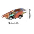 thumbnail image 3 of Coches de dinosaurio retráctil de juguete para niños y niñas de 3 a 9 años, 3 of 4