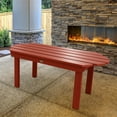 thumbnail image 2 of Classic Westport Conversation/Coffee Table - 45" L x 18" W x 17" H, Outdoor, Eco-friendly, Synthetic Wood, 2 of 4