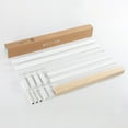 thumbnail image 3 of Mellow Naturalista Classic Mid-Century Moden Solid Wood Full White, 3 of 11