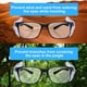 thumbnail image 5 of 3 pares de protectores laterales transparentes/negros de TPU para lentes, 5 of 8