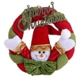 thumbnail image 1 of Adornos colgantes de muñeco de nieve para puerta, coronas navideñas, decoraciones para la placa de la puerta, decoración del hogar, regalo, 1 of 6
