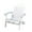 White, variant on Noble House Harvey Folding Acacia Wood Adirondack Chair - Navy