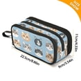 thumbnail image 4 of FORMRS Pencil Case with 3 Compartments Zipper Pouch, Elementary School Level and up, Vibrant Cute Cat, 4 of 8