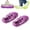 Purple, variant on Mop Slippers Shoes 1 Pairs (2 Pieces) Microfiber Cleaning House Mop Slippers Floor Cleaning Tools Shoe Cover Soft Washable Reusable Microfiber Foot Socks Floor Cleaning Tools(Hot Pink)