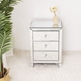 thumbnail image 4 of Better Home Products Modern Nightstand with 3 Drawers, White, 4 of 9