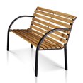 thumbnail image 2 of Furniture of America IDF-OB1805 Banc de Patio Extérieur Résistant aux Intempéries Dumas, 2 of 5