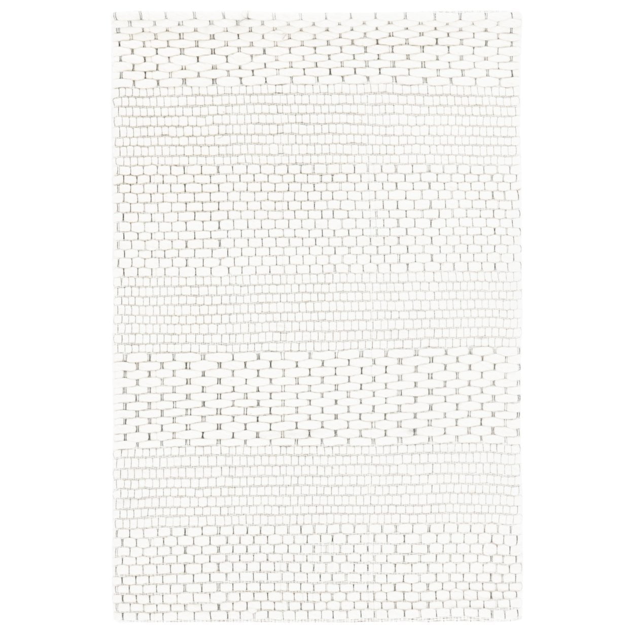 SAFAVIEH Marbella Cassarah Striped Area Rug, Ivory, 7' x 7' Round